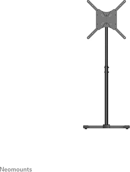 Mbajtëse dyshemeje ekrani Newstar NS-FS100BLACK, 10-55 inç, rregullim lartësie, ngjyrë e zezë