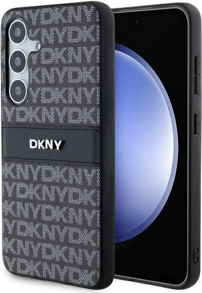 Mbështjellës DKNY Mono Stripe & Metal Logo për Samsung Galaxy S24+, i zi