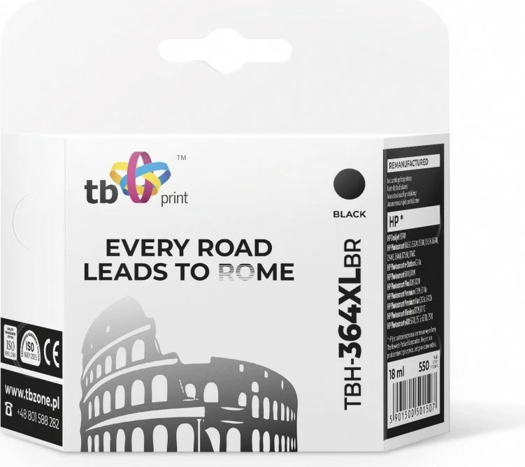 Toner TB Print TBH-364XLBR për HP Photosmart/Deskjet, i zi