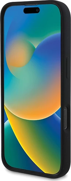 Mbështjellës DKNY për iPhone 16 Pro Max, silikon, MagSafe, i zi