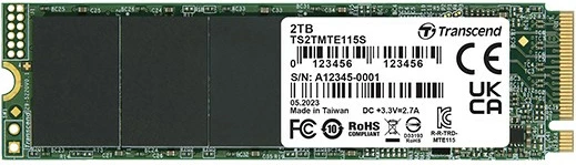 SSD Transcend 2TB M.2 2280 PCIe Gen3x4 NVMe TLC