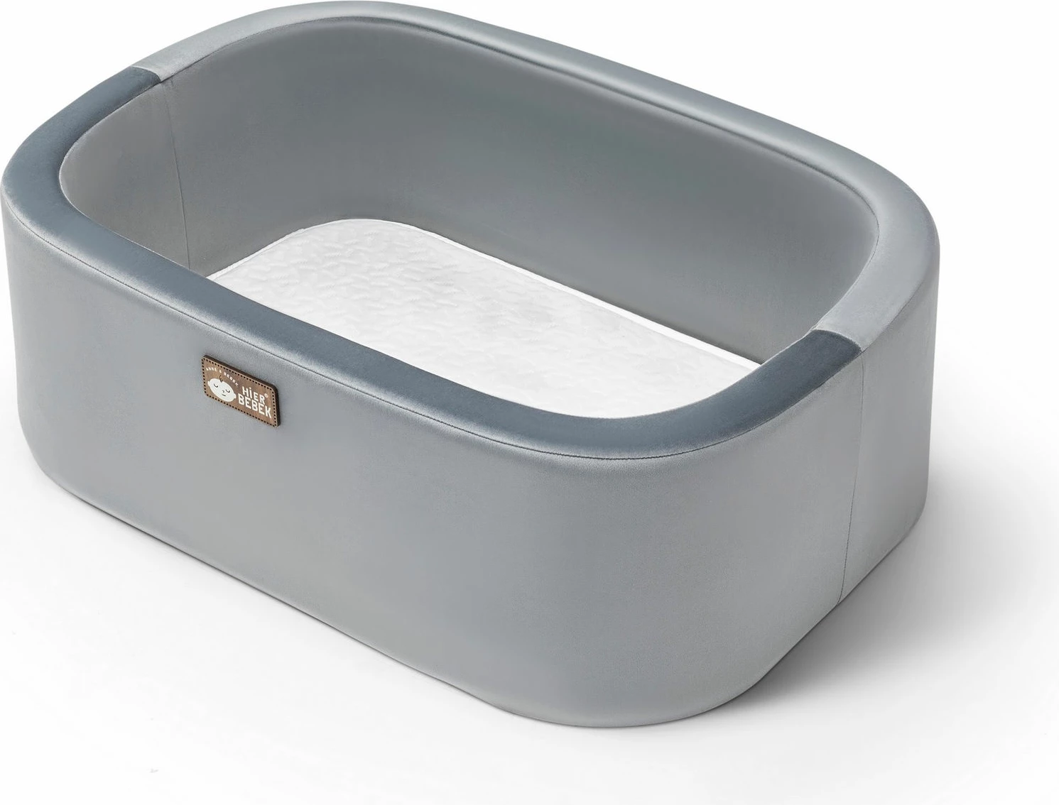 Djep Skye Decor, metal, ngjyrë gri, krom