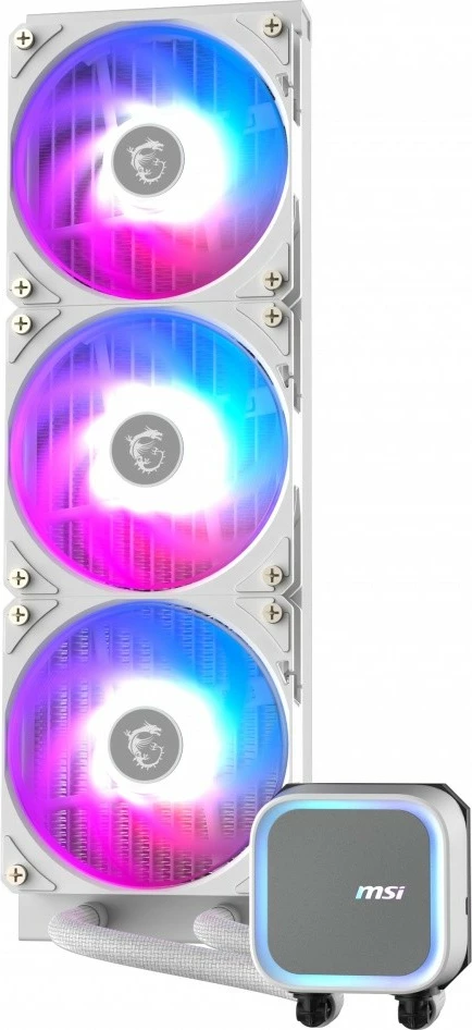 Kasë ftohëse procesori MSI MAG CORELIQUID A13 360, 360mm, ARGB, e bardhë
