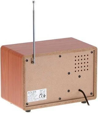radio Adler AD1171 AM/FM, Bluetooth, rregullim bas/treble, stil retro, kafe