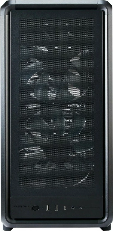 Kasë Cooler Master MasterFrame 500 Mesh MF500M-KHNN-S00, midi tower, ATX/E-ATX, 2x200mm + 1x120mm ventilatorë, USB 3.2 Type-C, e zezë