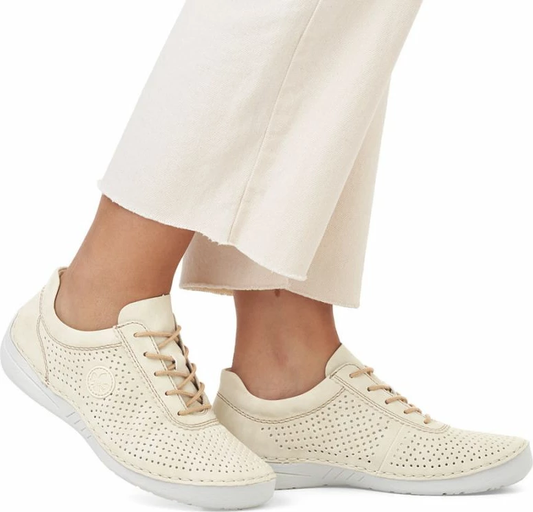 Këpucë të ulëta femra Rieker 52546-60, bezhë