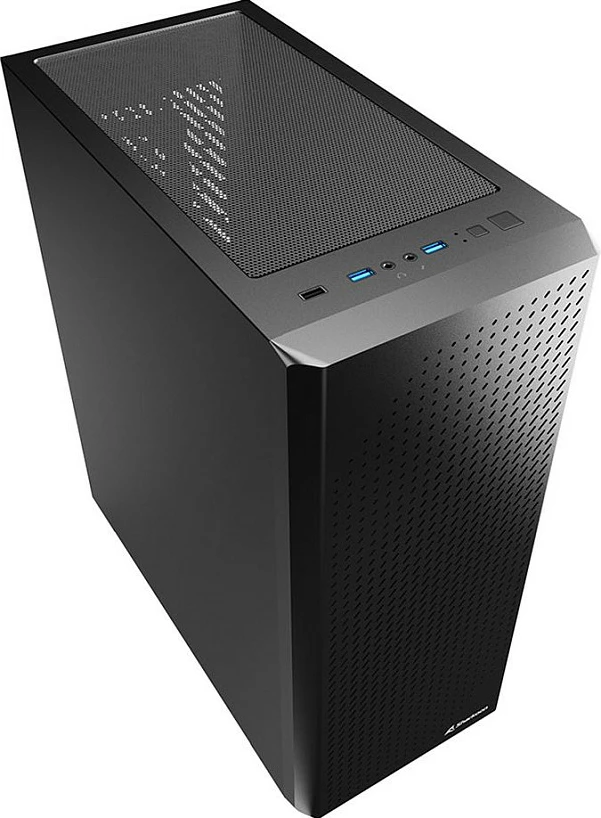 Kasë Sharkoon VS9 midi, e zezë