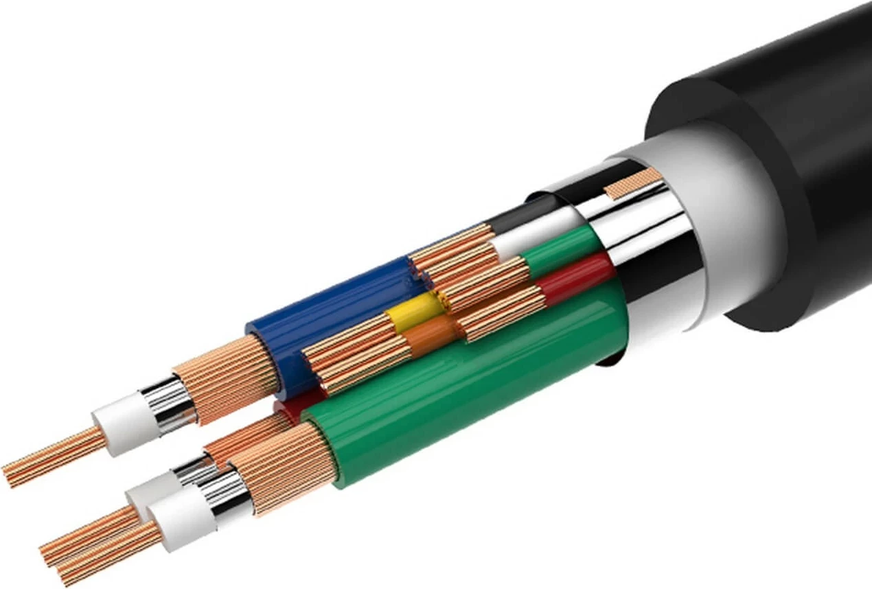 Kabëll VGA Unitek HD15 M/M 20m, i zi