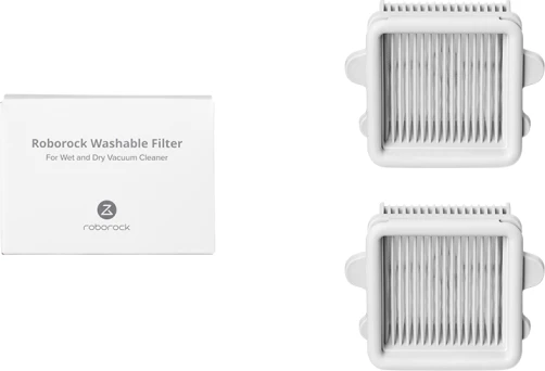 set filtrash HEPA të larshëm Roborock F25, 2 copë, të bardha