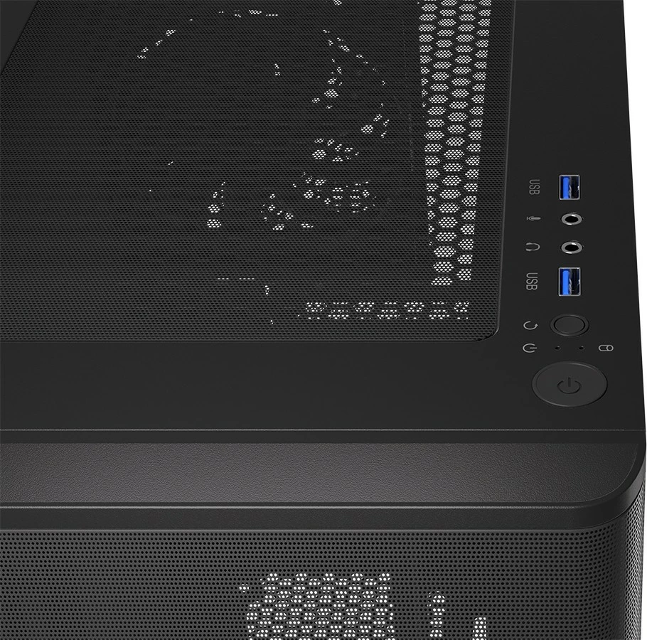 Kasë Endorfy Ventum 200 Solid, Midi Tower, ATX, ITX, Micro ATX, e zezë