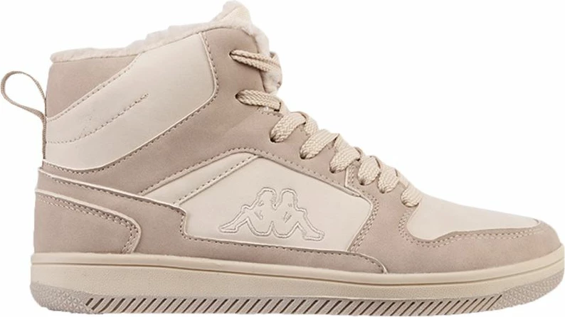 Çizme Kappa Lineup Fur për femra, ngjyrë krem