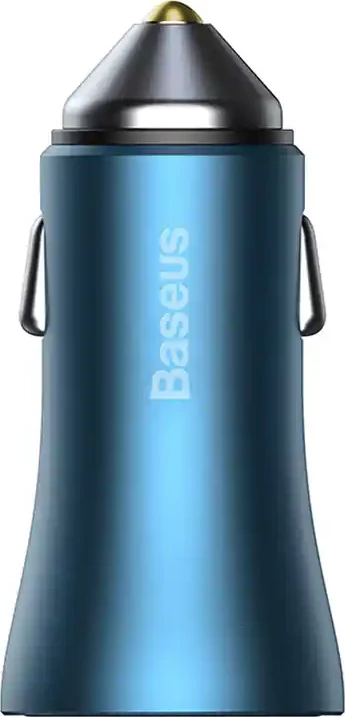 Karikues veture Baseus Golden Contactor Pro, 40W, USB + USB-C, me kabllo USB-C në Lightning 1m, Blu