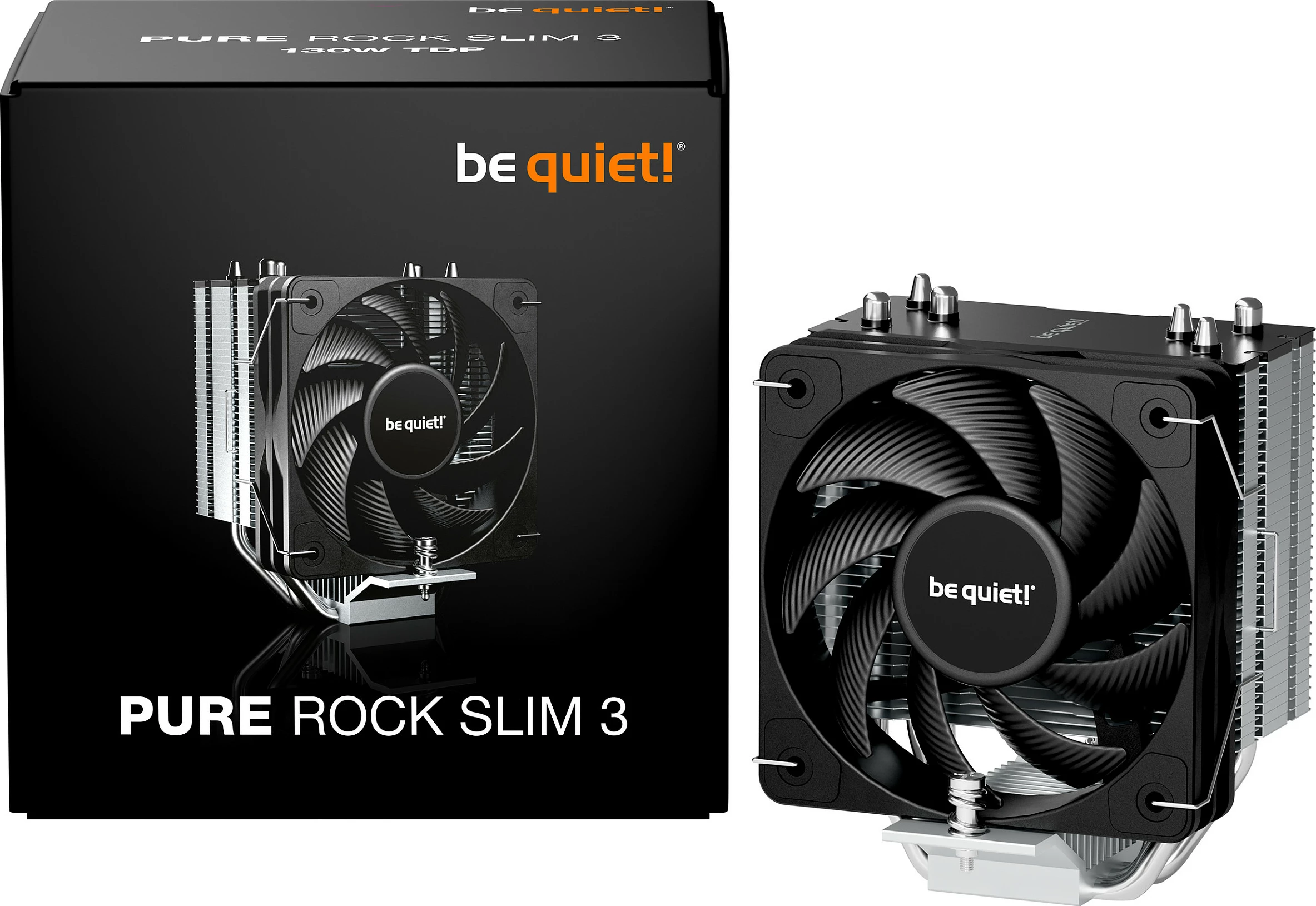 Ftohës procesori Be Quiet! Pure Rock Slim 3, ajror, i zi