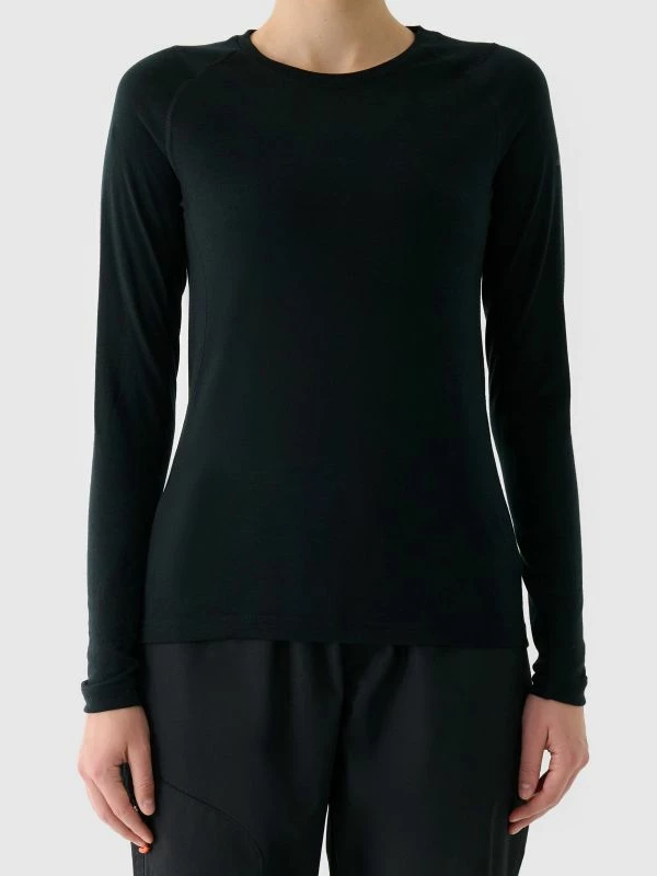 Maicë me mëngë të gjata trekking për femra 4f, gri