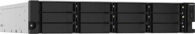 Server NAS QNAP TS-1232PXU-RP-4G 12-bay 4GB RAM 2x 10GbE SFP+ 2U Rack, e zezë