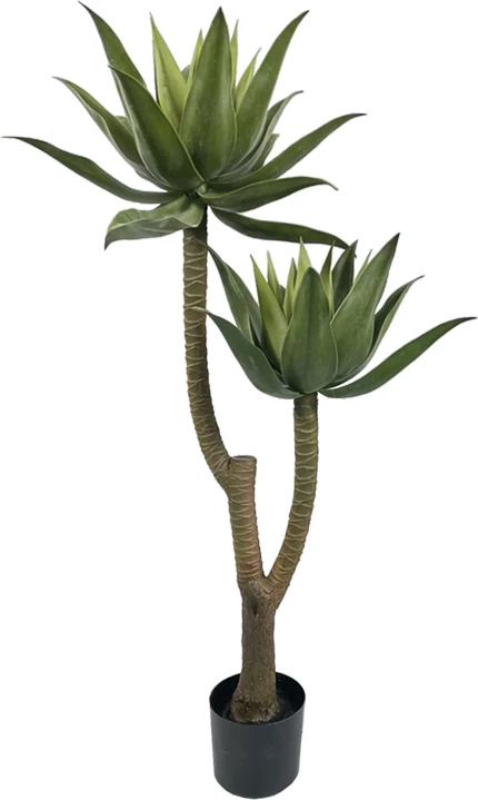 Bimë dekorative lotus në vazo, ngjyrë e gjelbër, 120cm