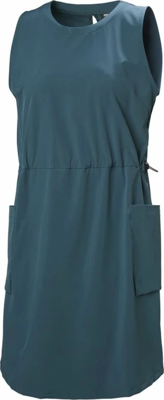 Fustan Helly Hansen për femra, blu dhe gjelbër