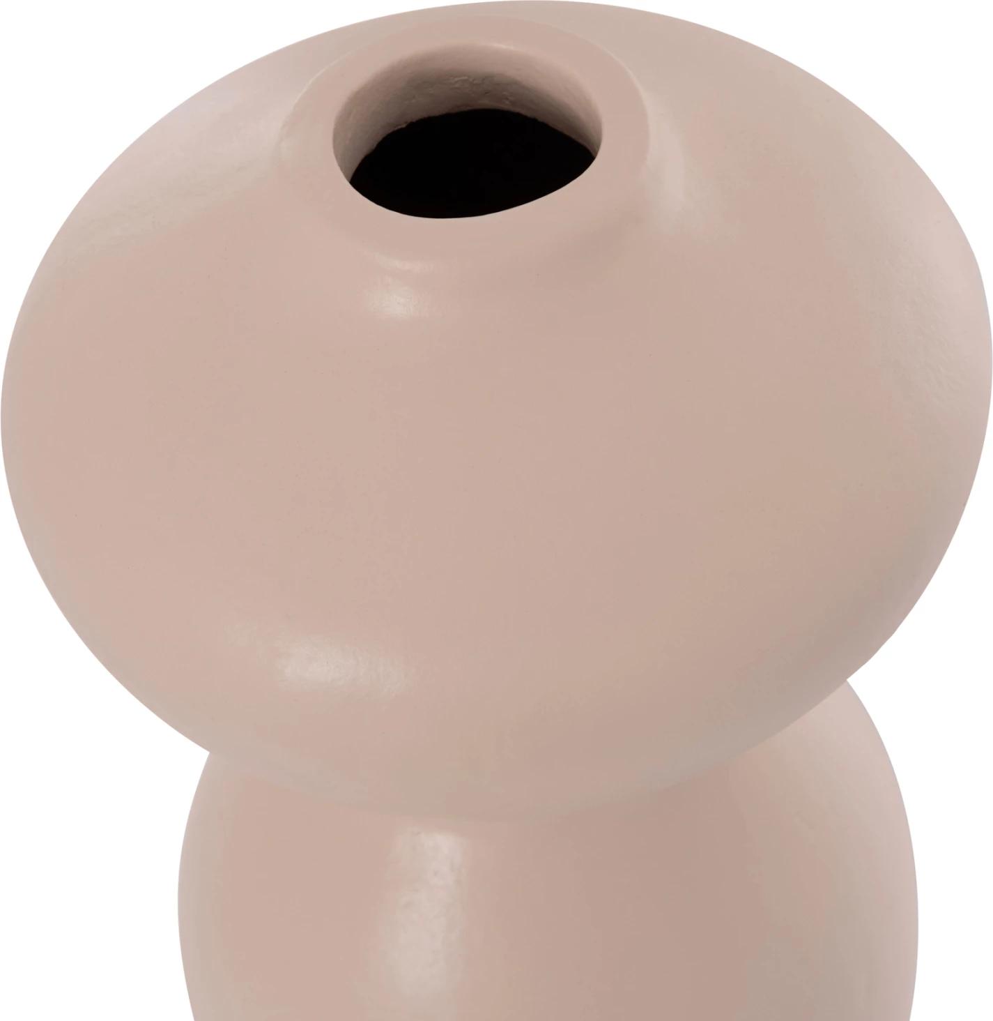 Vazo dekorative tavoline NELLY, terrakotë, ngjyrë krem e bardhë, FH4669.02, 22x35cm