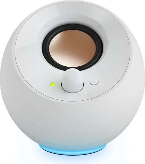 Altoparlantë Creative Pebble SE RGB, 2.0, USB, të bardhë