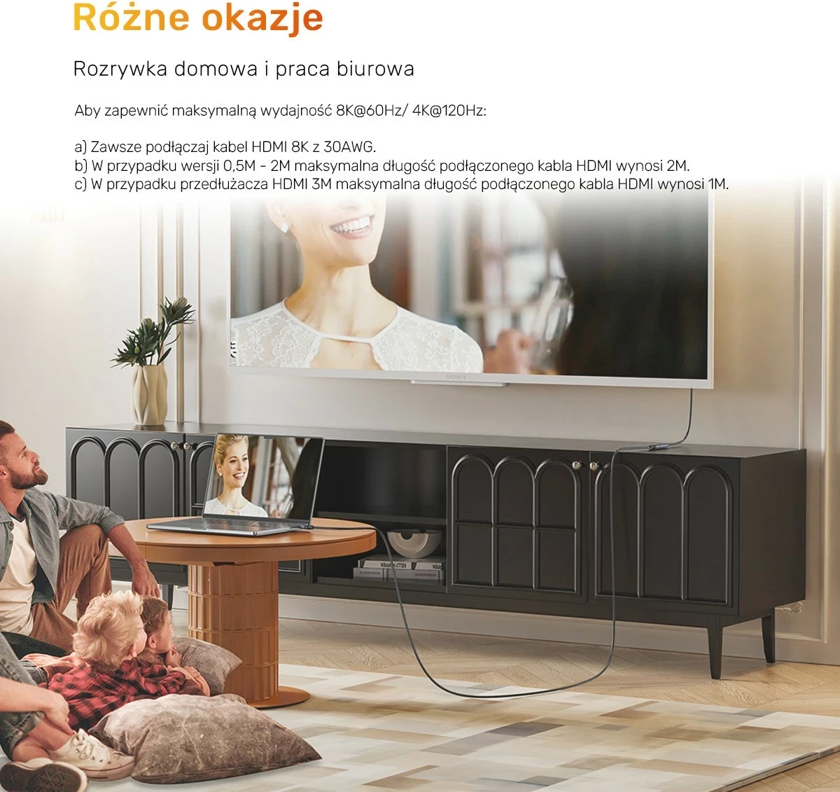Zgjatës HDMI Unitek 2.1, 8K 1m, ngjyrë argjend e zezë