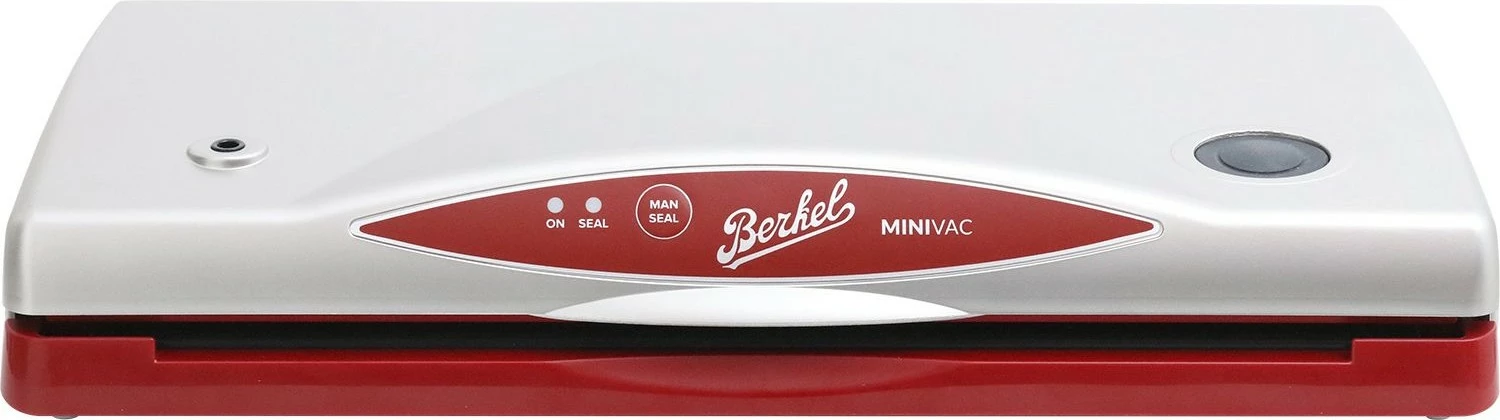 Vakum Berkel MiniVac, 800 mbar, 10 l/min, 30 cm, Kuq, Argjend