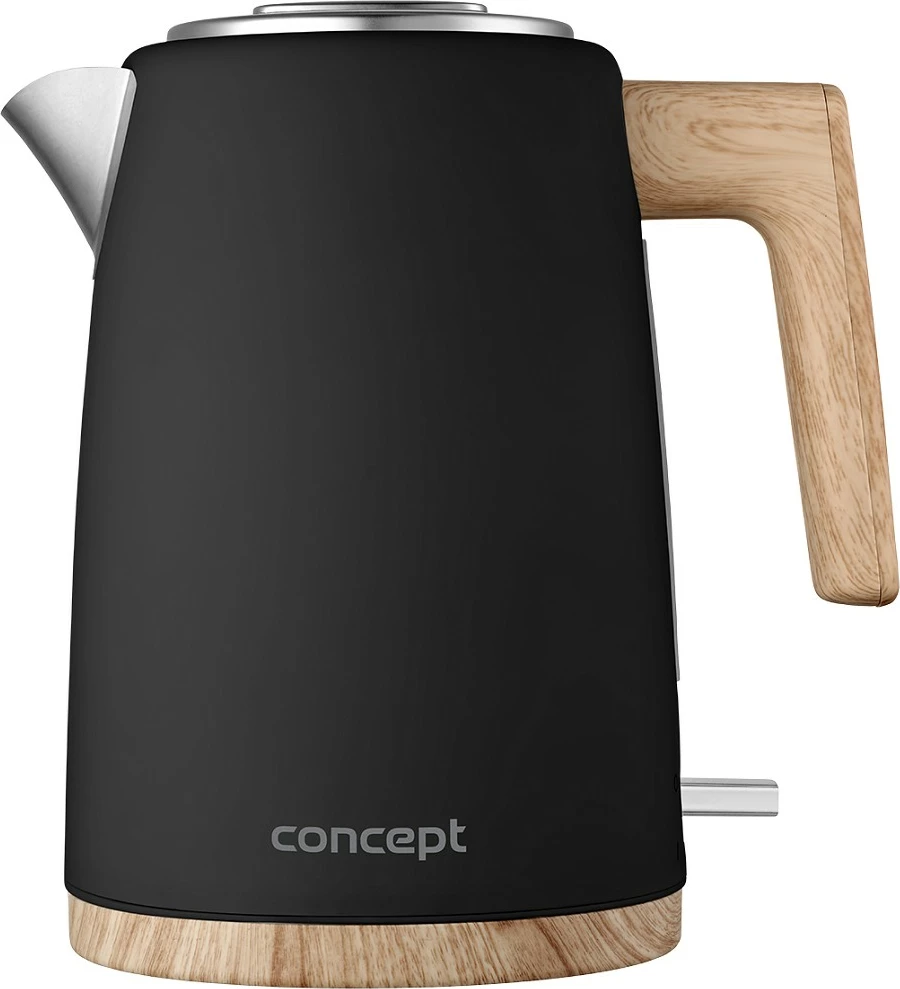 Zierës uji elektrik Concept RK3316 1.7 L 2200 W i zi/imitim druri