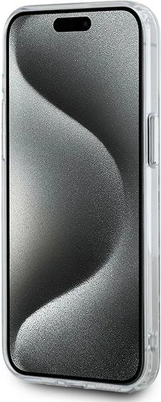 Mbështjellës Karl Lagerfeld IML Monogram Karl & Choupette Head MagSafe për iPhone 15 Pro, Transparent