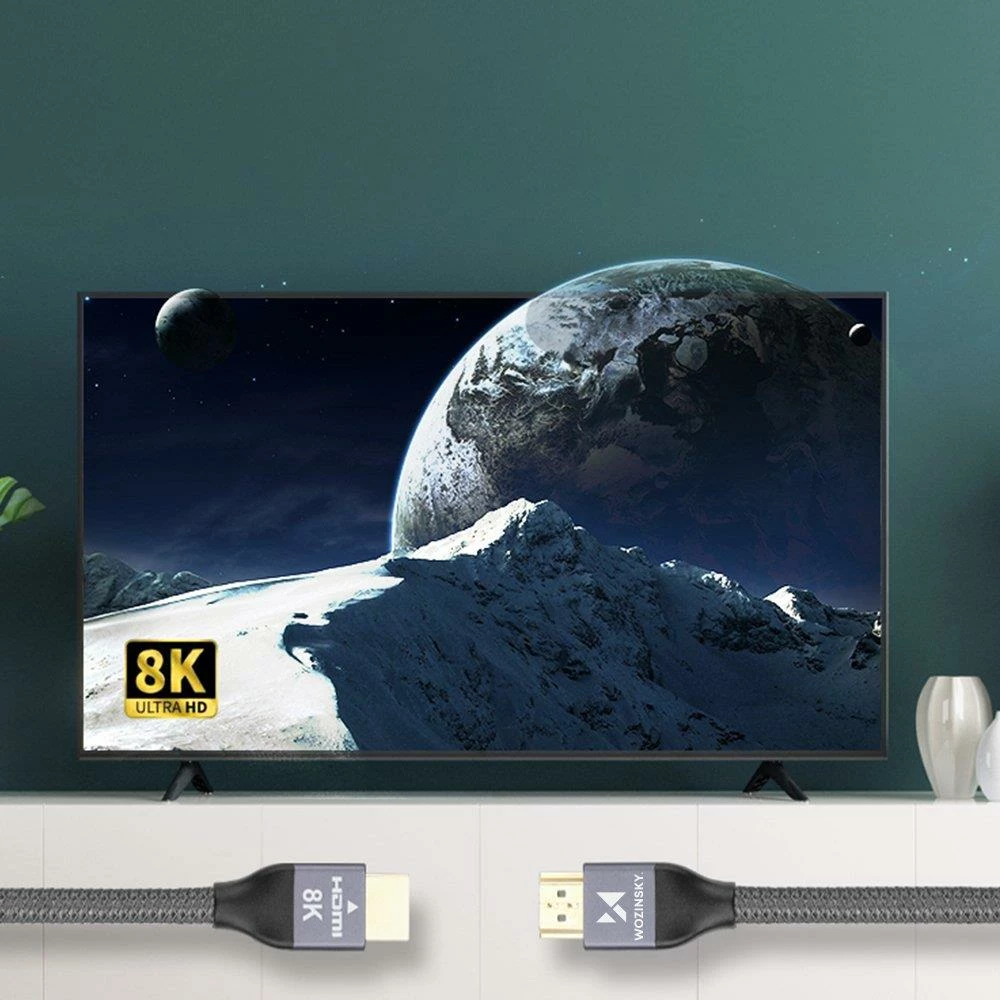 Kabllo HDMI Wozinsky WHDMI-50, 5m, 8K 60Hz, 48Gbps, argjendtë