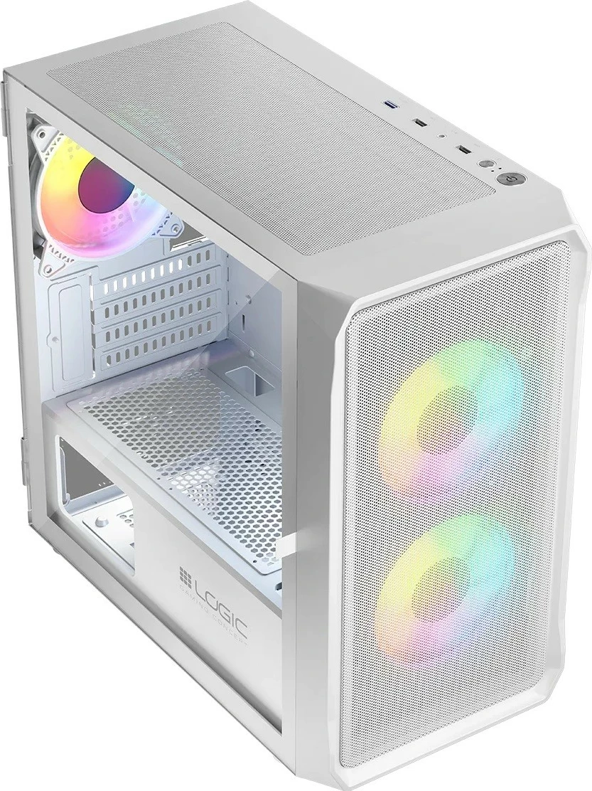Kasë Logic Concept Portos ARGB Mini, Mini Tower, Micro ATX, e bardhë