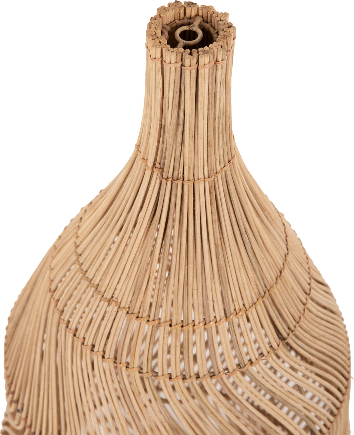 Llambë tavani varëse Theon, ratan natyral, Φ22x148cm