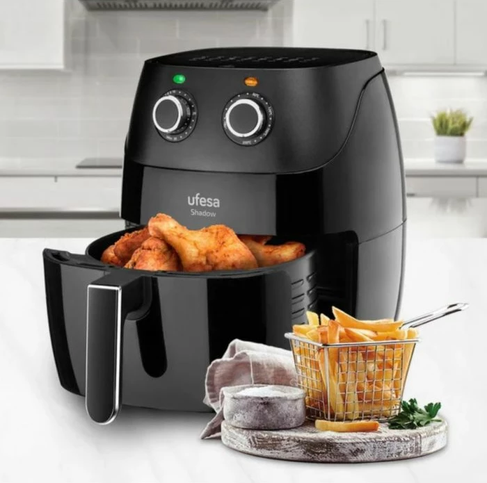 Fritezë me ajër UFESA Shadow 5L 1500W, e zezë