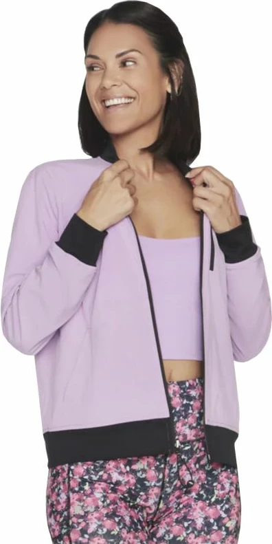 Jakne bomber Skechers për femra, rozë