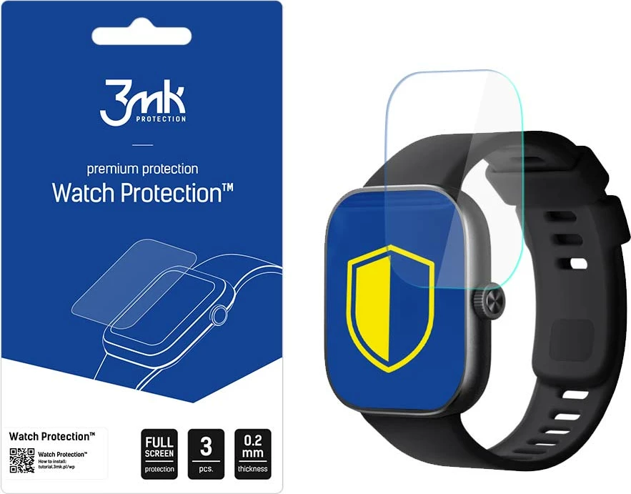 Mbrojtës ekrani për smartwatch 3mk Protection FlexibleGlass Lite për Xiaomi Redmi Watch 4