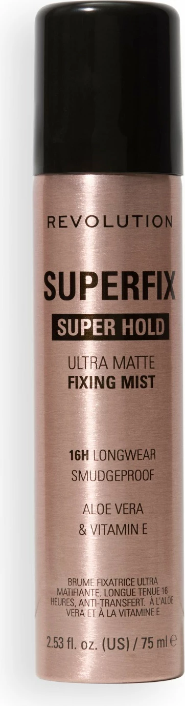 Revolution Superfix Super Hold Ultra Matte Fixing Mist - 16H Longwear