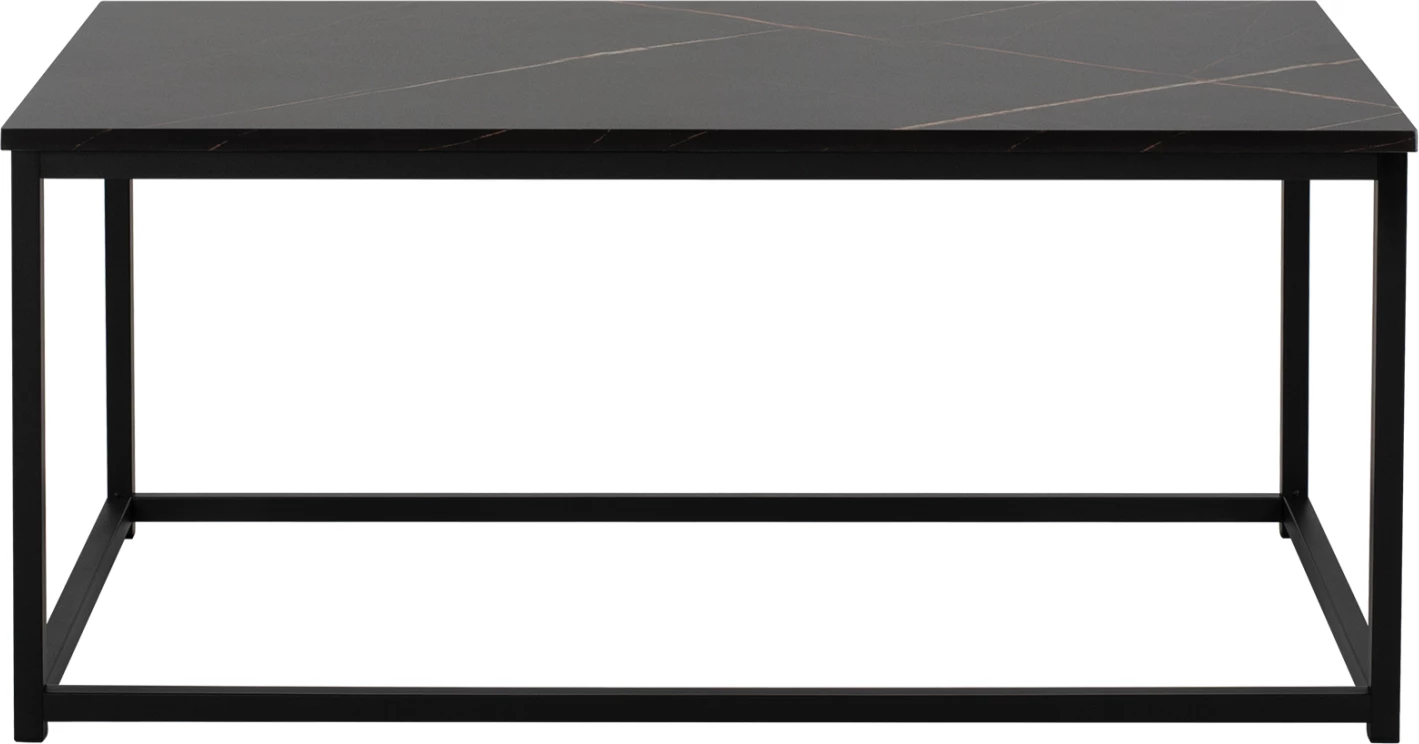 Tavolinë kafeje SAFFRON, FH8975.13, pamje mermeri të zi, 95x55x43H cm