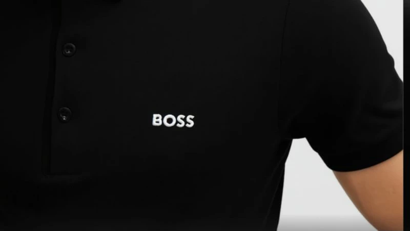 Maicë polo për meshkuj Boss, e zezë