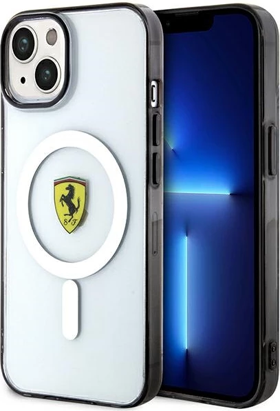 Mbështjellës Ferrari FEHMP14MURKT për iPhone 14 Plus 6.7", MagSafe, Transparent