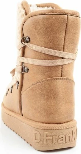 Çizme dimri për femra D.Franklin, kafe-bezhë