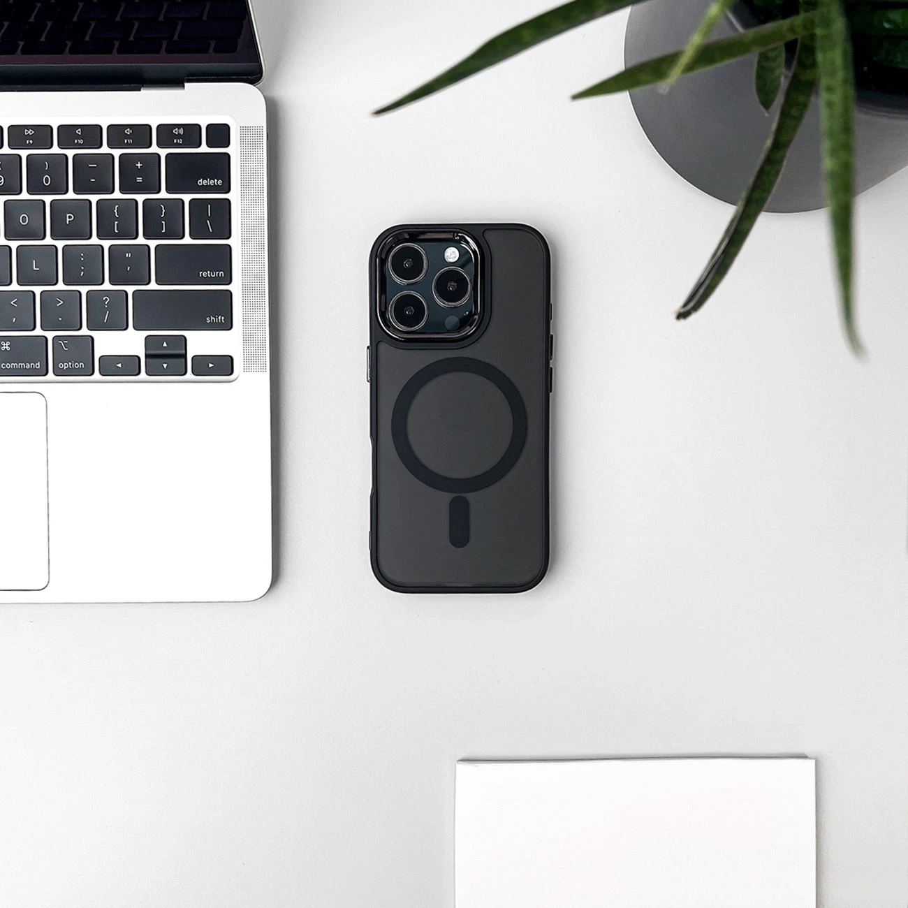 Mbështjellës, Hurtel, Fashion Case për Samsung Galaxy A17, kompatibil MagSafe, TPU, mat, i zi