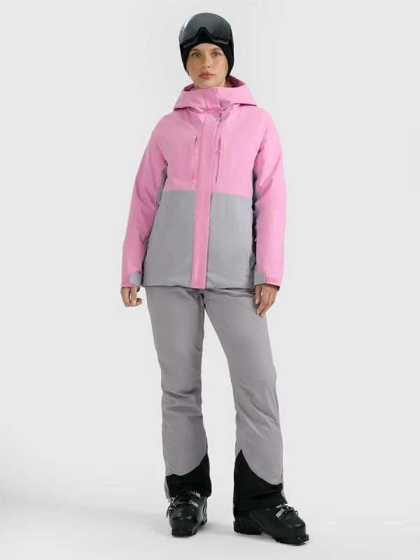 Jakne skijimi për femra 4f, e kaltërt