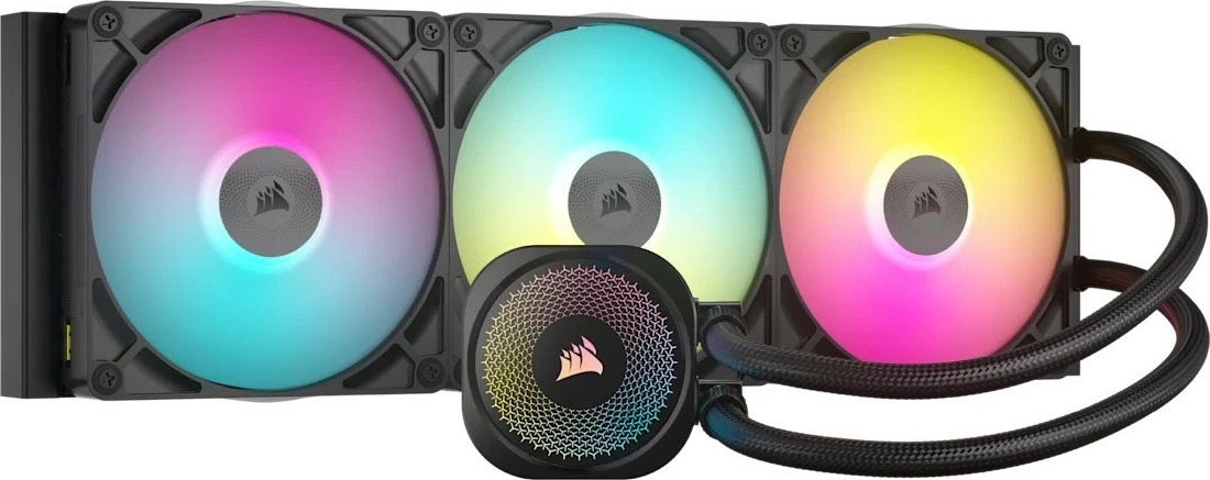 Kasë ftohëse me ujë Corsair iCUE LINK TITAN 420 RX RGB AIO, 420mm, 3 ventilatorë RGB