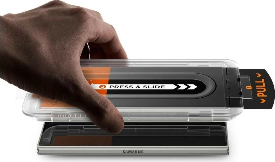 Mbrojtës xhami Spigen Glas.TR EZ Fit Pro për Samsung Galaxy Z Fold 7, transparent, 2 copë