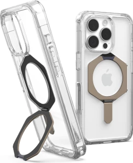 Mbështjellës UAG Plyo XTE MagSafe për iPhone 16 Pro, transparent titanium