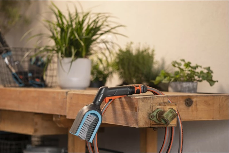 Pastrues grilash GARDENA 18850-20, për zorrë kopshti, i zi, gjelbër, gri, portokalli