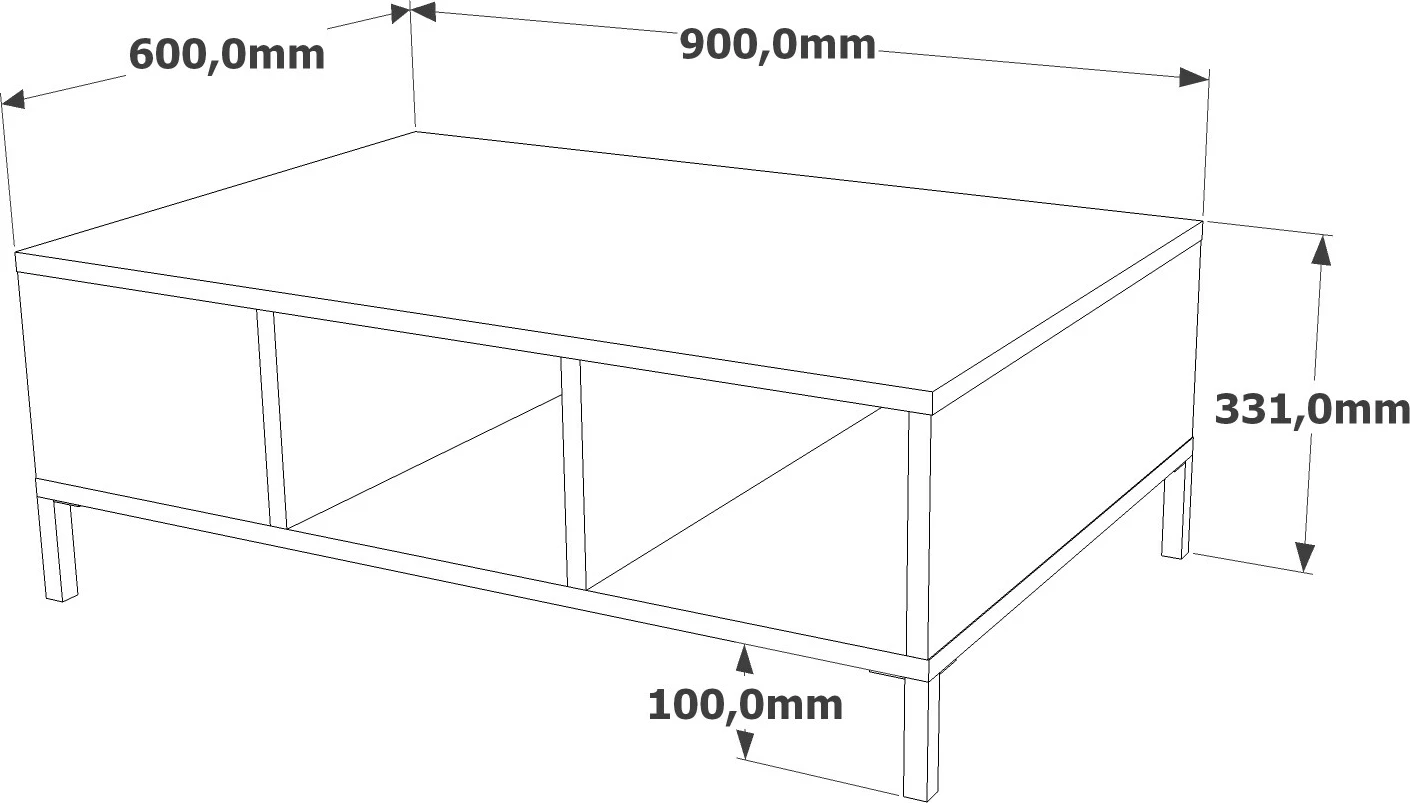 Set mobiljesh për dhomë dite Hanah Home, Rl5-Aa, ngjyrë Atlantic Pine dhe Antracit