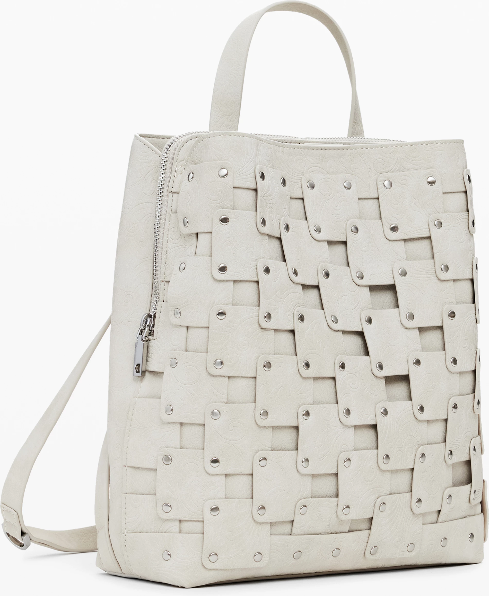 Çantë shpine DESIGUAL NEW PATCH SUMY femra, beige