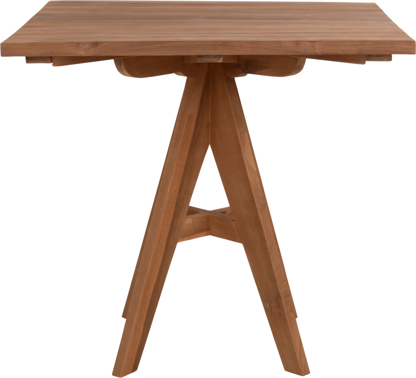 Tavolinë ngrënieje për jashtë, LEO, FH9622.11, dru tik, 80x80x75 cm