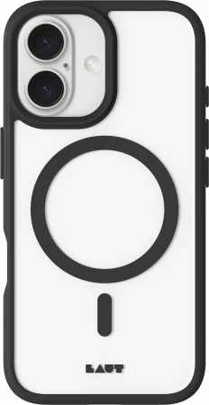 Mbështjellës LAUT Huex Protect MagSafe për iPhone 16, e zezë