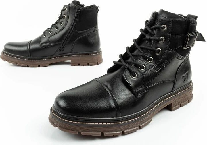 Çizme meshkuj Wrangler, të zeza