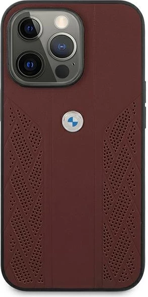 Mbështjellës BMW BMHCP13LRSPPR për iPhone 13/13 Pro 6.1", lëkurë, i kuq